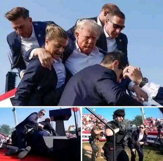 8 minutes ago shock in Washington DC. President Donald Trump shot again while leaving the White House…